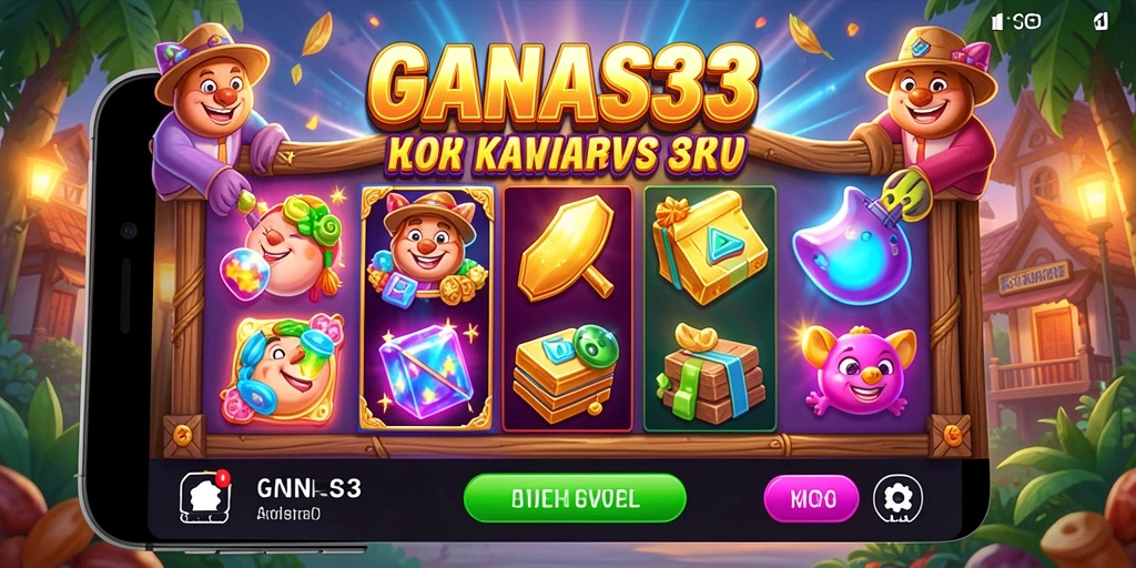 Screenshot gameplay GANAS33 yang menampilkan serunya permainan Slot.