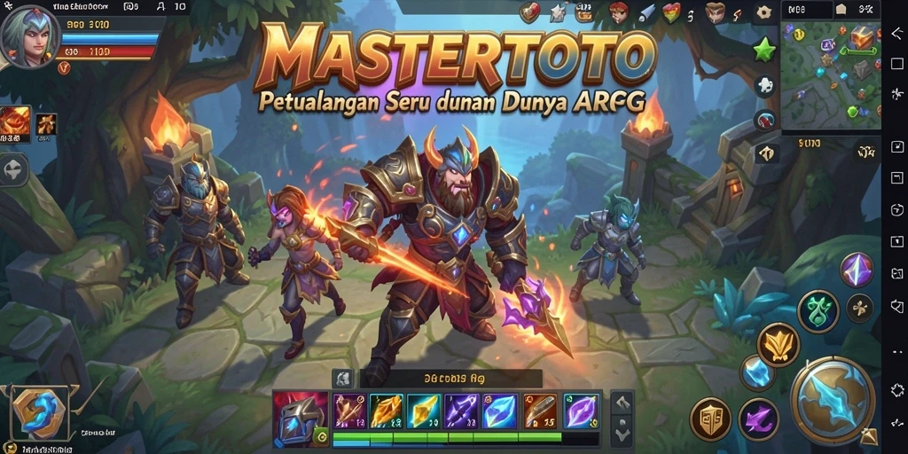 Tampilan menarik dalam gameplay ARPG MASTERTOTO.