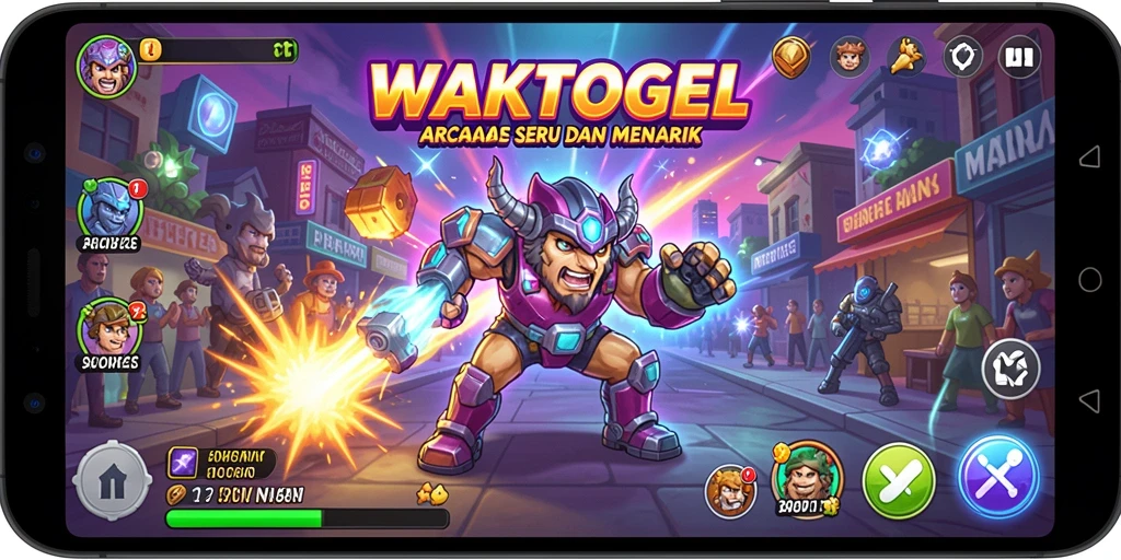 Tampilan bermain seru dalam WAKTOGEL yang penuh tantangan.